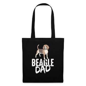 Beagle Dad Dog Dad Dad Dad Owner Fun Dogs - Tote Bag - black - Front