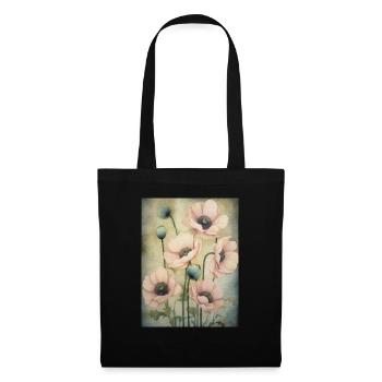 Poppies 38 - Stoffbeutel - Schwarz - Vorne