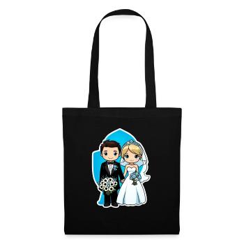 Just Married - For Wedding - Tote Bag - black - Front