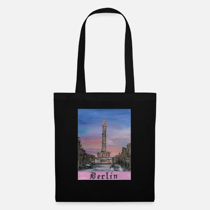 Triumphal column - Tote Bag - black