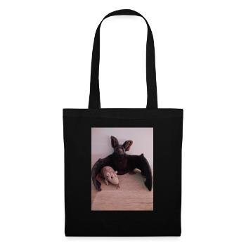 Night Wing Bat and Mouse - Tote Bag - black - Front