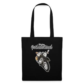 Illustration de moto Zschopau - Sac en tissu - noir - Devant