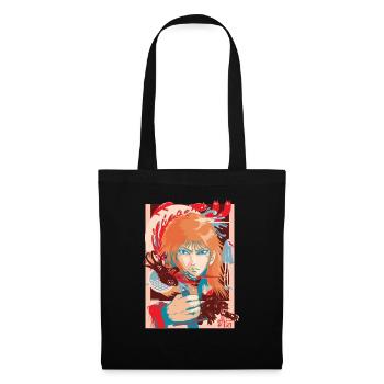Vintage anime samurai 2 - Tote Bag - black - Front