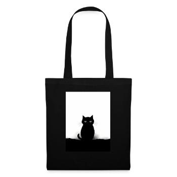 pas ma faute 12x16 - Sac en tissu - noir - Devant