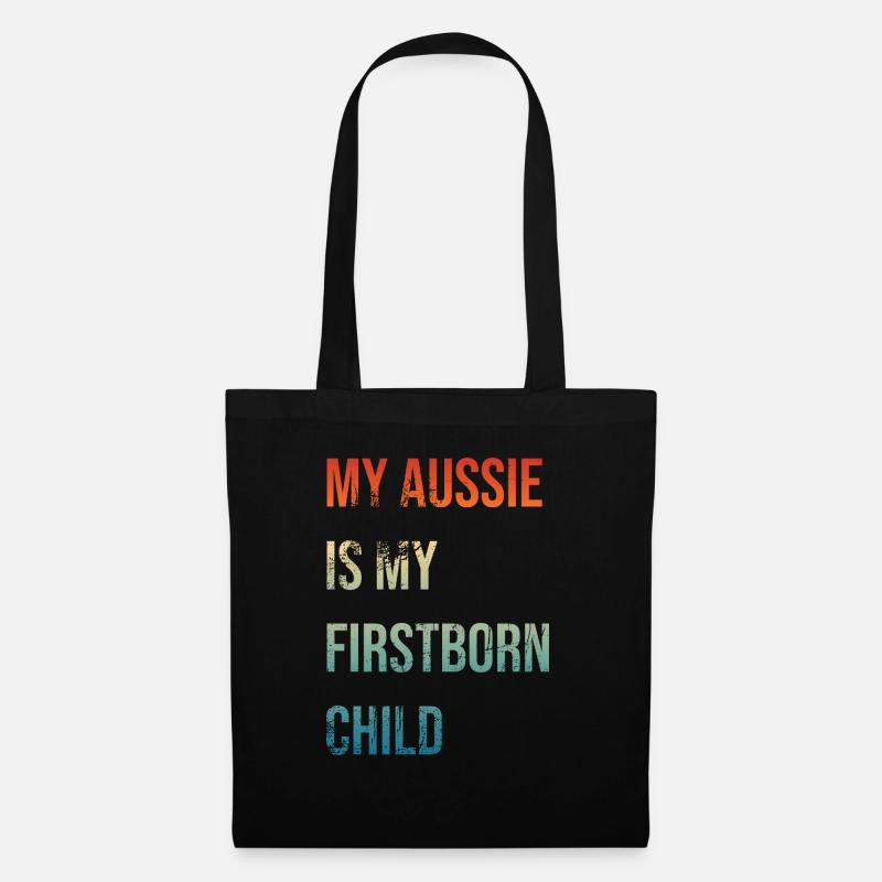 Aussie Firstborn - Stoffbeutel - Schwarz