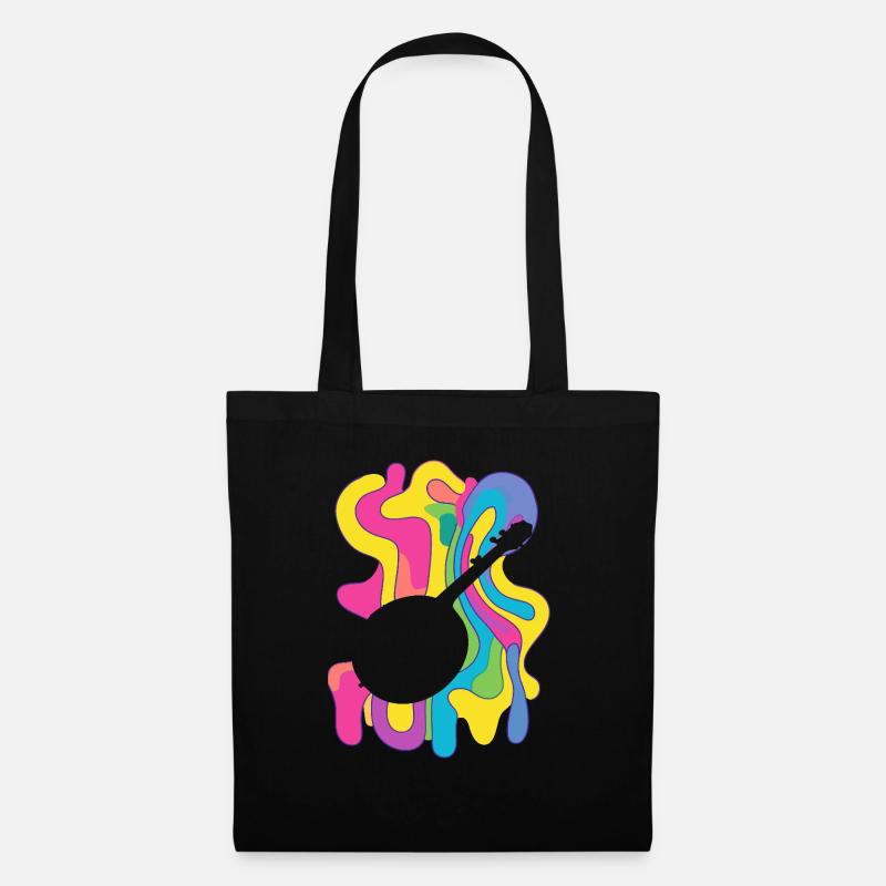 Banjo Dixieland Dixie - Tote Bag - black