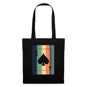 Poker Casino - Stoffbeutel - Schwarz - Vorne