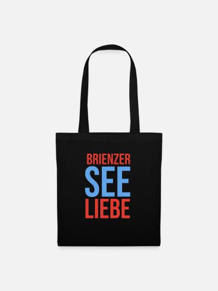 Brienzersee Liebe - Stoffbeutel - Schwarz