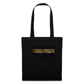 Ce ne sont pas des dessins animés, c’est de l’anime pour les amateurs d’anime - Sac en tissu - noir - Devant