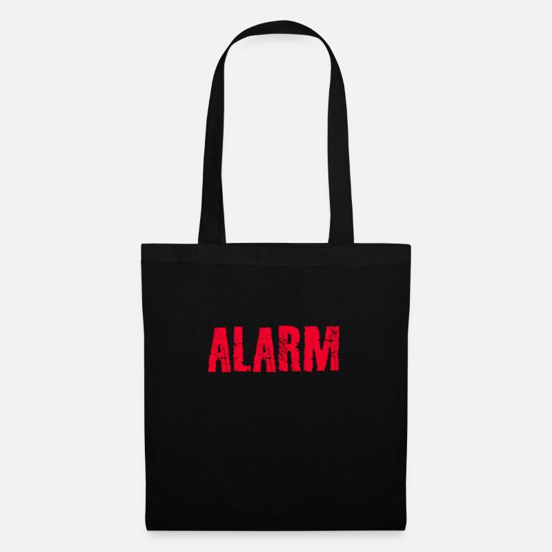 Alarm - Stoffbeutel - Schwarz