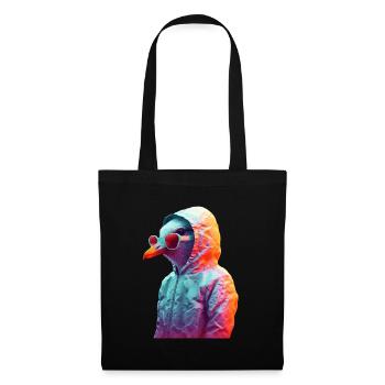 Seagull with sunglasses Colorful Cool seagulls Seabird - Tote Bag - black - Front