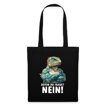 Green Iguana Reptiles Before You Ask No - Tote Bag - black - Front