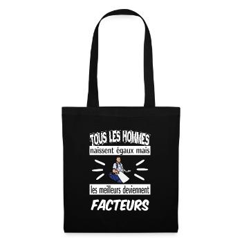 les meilleurs deviennent facteurs - Sac en tissu - noir - Devant
