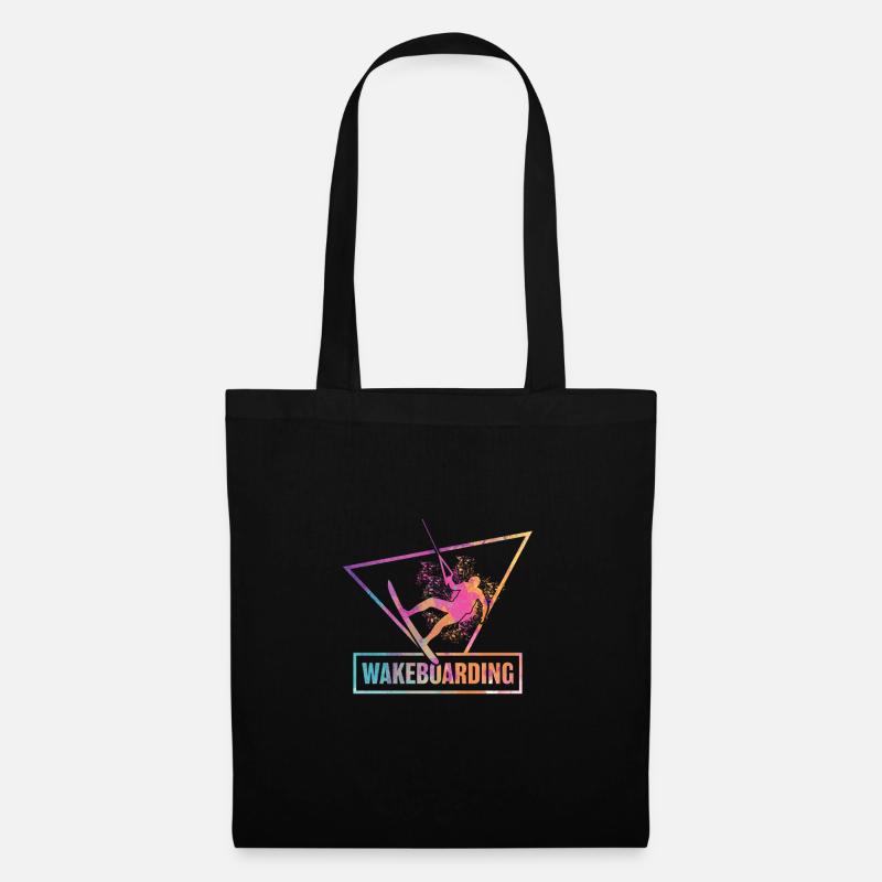Wakeboard wakeboarding wakeboarder gift - Tote Bag - black