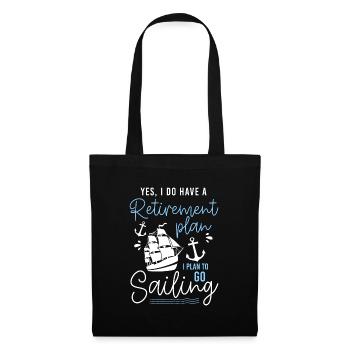 Sailing Ship Sailor Sail - Tote Bag - black - Front