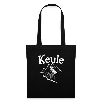 Keule Bergziege Mountainbike - Stoffbeutel - Schwarz - Vorne