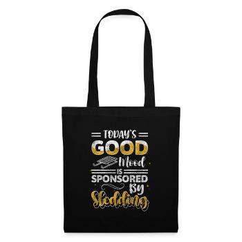 Tobogganing, Snow, Ice - Tote Bag - black - Front