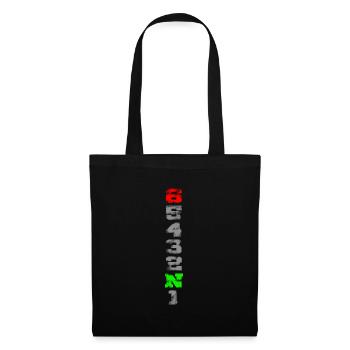 1N23456 used look - Tote Bag - black - Front
