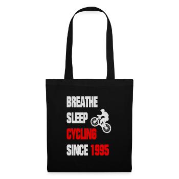 1995 Cycliste né Aime Son Vélo - Sac en tissu - noir - Devant