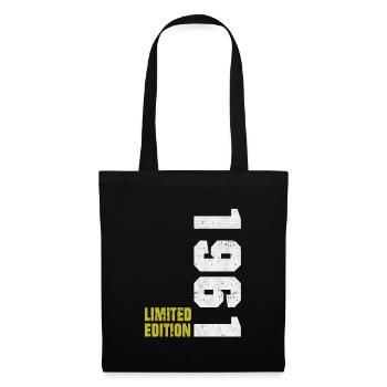 Édition limitée 1961 Born Birthday Sayings - Sac en tissu - noir - Devant