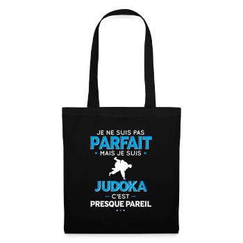 Je ne suis pas parfait mais je suis judoka - Sac en tissu - noir - Devant