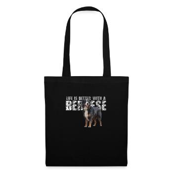 Bouvier bernois - Sac en tissu - noir - Devant
