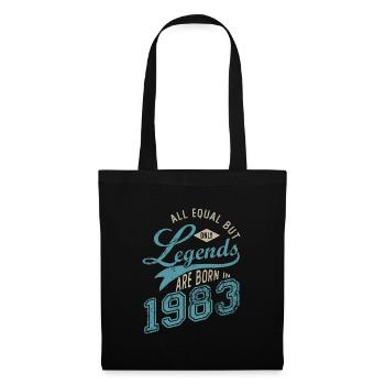 Legends are born in 1983 born in birthday 40 years - Tote Bag - black - Front