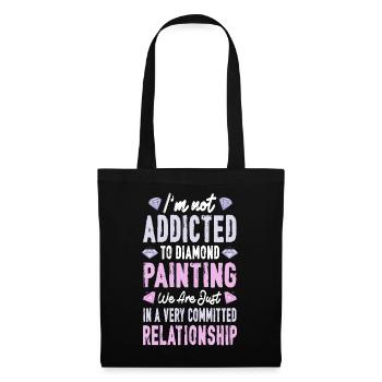 Diamond Painting Diamond Painting Hobby Diamond Art - Tote Bag - black - Front