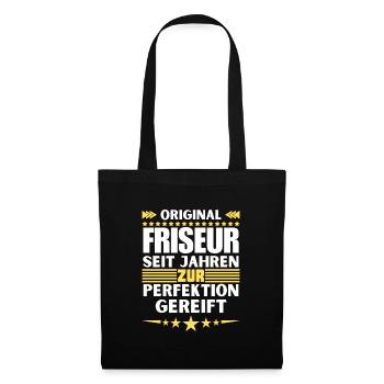 Hairdresser matured to perfection - Tote Bag - black - Front