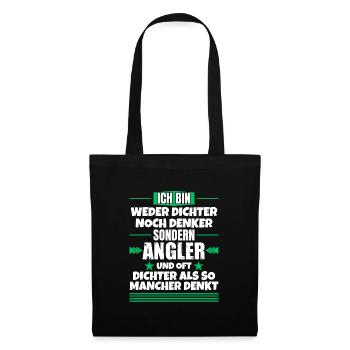 Neither poets nor thinkers, but anglers - Tote Bag - black - Front