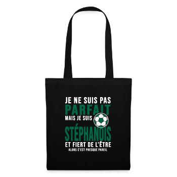 Saint étienne club football Club verts Stéphanois - Sac en tissu - noir - Devant