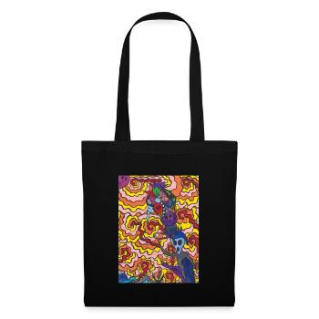 Psychedelic rod worm without LSD - Tote Bag - black - Front