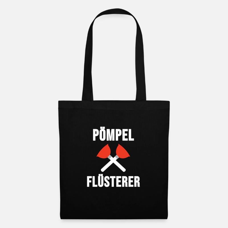 Klempner Handwerk Handwerker Geschenk - Stoffbeutel - Schwarz