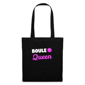 Boule Queen Boules player bocce gift - Tote Bag - black - Front