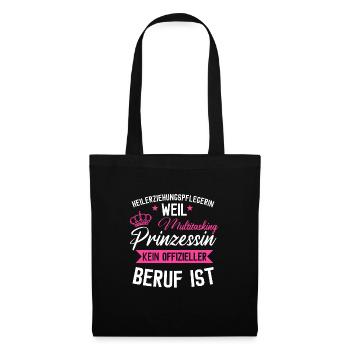 Heilerziehungspflegerin Heilerziehungspfleger - Stoffbeutel - Schwarz - Vorne
