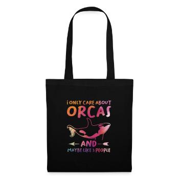 Orques Orques Cadeau - Sac en tissu - noir - Devant