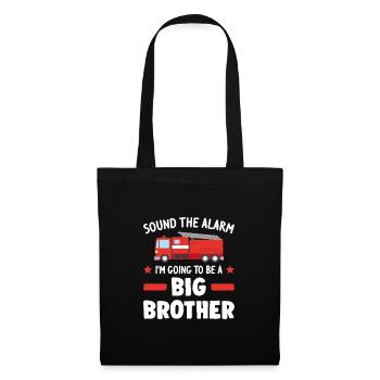 Big Brother Firefighter Big Brother Gift - Tote Bag - black - Front