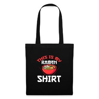 Ramen Ramen Merchandise Cadeau japonais - Sac en tissu - noir - Devant