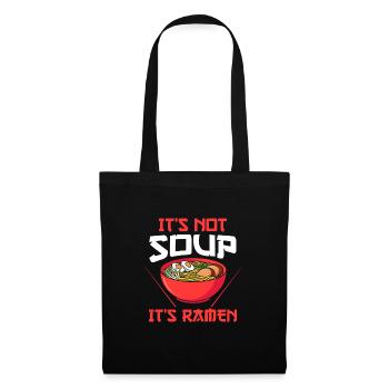 Ramen Ramen Merchandise Cadeau anime - Sac en tissu - noir - Devant