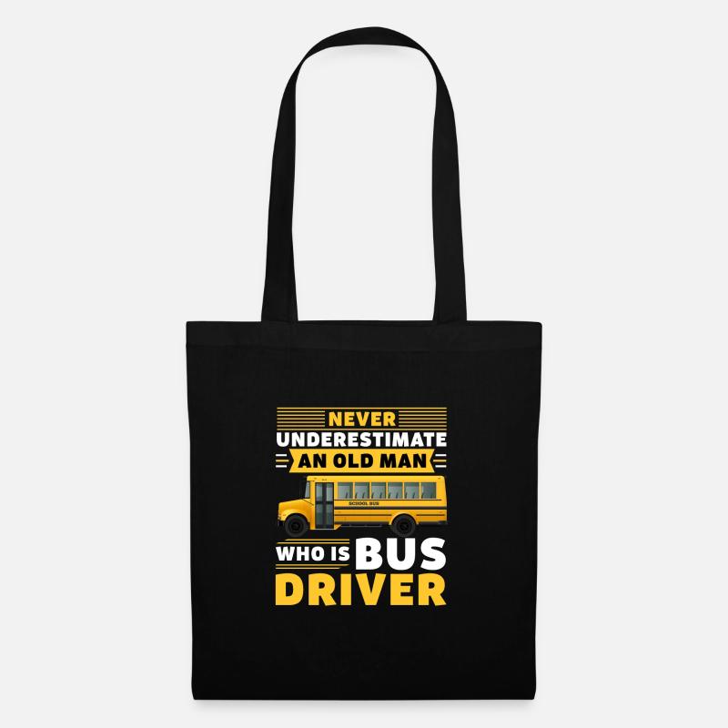 Fahrer Busfahrer Busse Geschenk - Stoffbeutel - Schwarz
