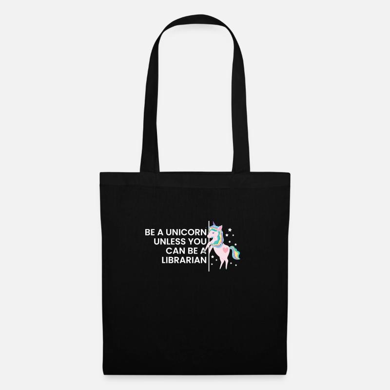 Bibliothek Bibliothekar Bibliotheken Geschenk - Stoffbeutel - Schwarz