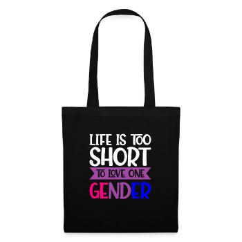 Bisexuel Bisexuel Drapeau LGBT - Sac en tissu - noir - Devant