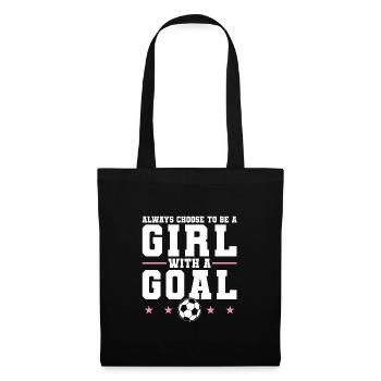 Soccer Girls Football Player Football Match - Tote Bag - black - Front