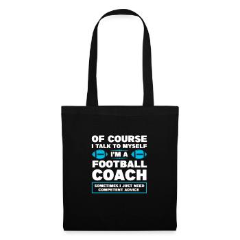 Coach Football Coach Football Game Gift - Tote Bag - black - Front