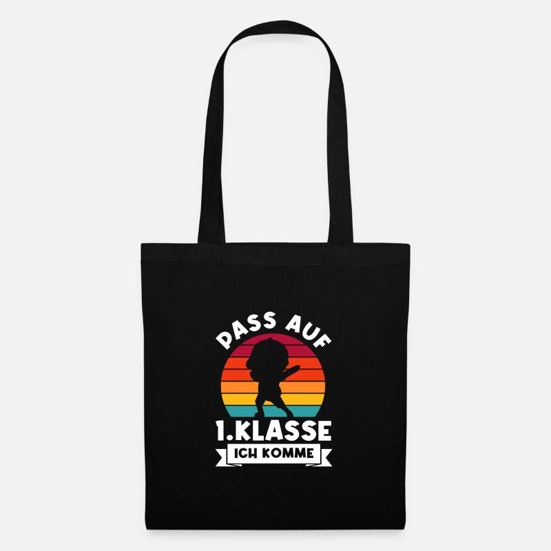 1.Klasse Dabbing Schulanfänger Geschenk - Stoffbeutel - Schwarz