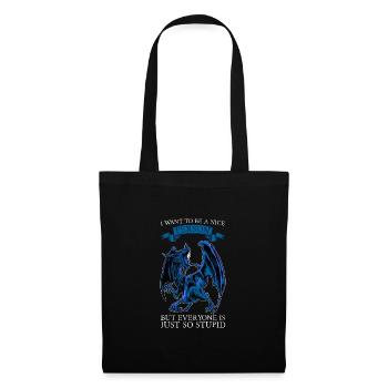 Dragon Dragon Mythical Creature Gift - Tote Bag - black - Front
