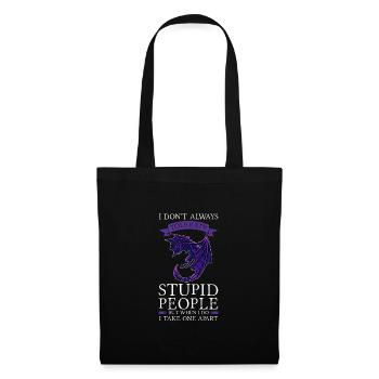 Dragon Dragon Mythical Creature Gift - Tote Bag - black - Front