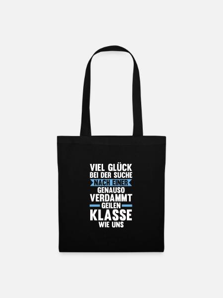Lehrer Rente Klasse Geschenk - Stoffbeutel - Schwarz