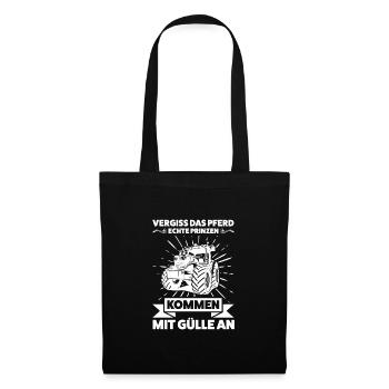 Güllefahrer Beruf Gülle Geschenk - Stoffbeutel - Schwarz - Vorne