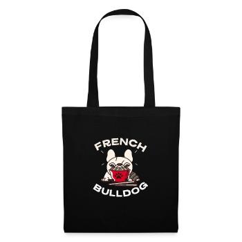 Ramen Love Frenchie Dog French Bulldog - Tote Bag - black - Front